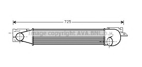 PRASCO OL4271 Intercooler, charger